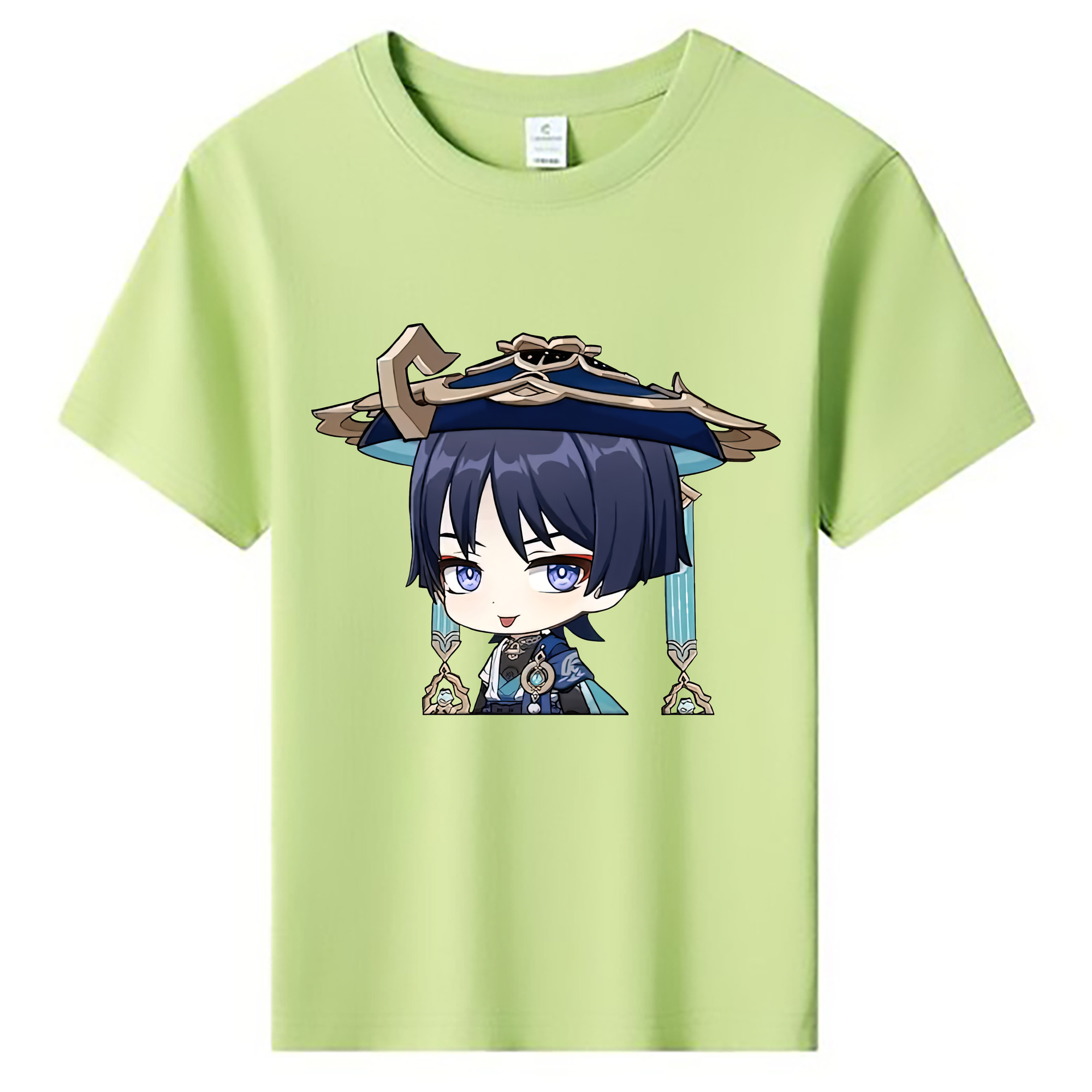 げんし神 さんペい genshin Sanpei 綿100％キッズTシャツ（フロントプリント）